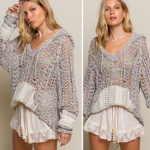 POL Multicolor V-Neck Sweater